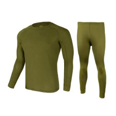 Термобілизна комплект, олива (Segmented Fleece)